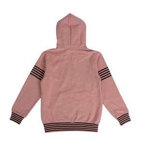 Haute qualité imprimé femme sweats à capuche polaire matériel solide noir rayé Design personnalisable surdimensionné thermique pour l'hiver à capuche - Product Image 2