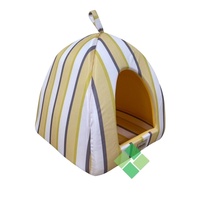 Lit pour animaux de compagnie de luxe XL en forme de tente pour chiens, écologique, 100% coton imprimé, confortable, facile à laver, haute qualité, livraison mondiale