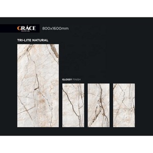 Stonelia Crema 800x1600mm Glossy Porcelain Tiles for Marble Floor Style - Product Image 5