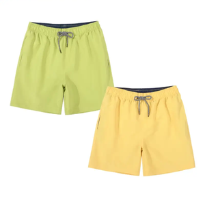 Pantalones cortos Cargo de algodón para hombre, logotipo personalizado, cintura media, estilo informal ecológico para gimnasio y deportes al aire libre, venta al por mayor - Product Image 1
