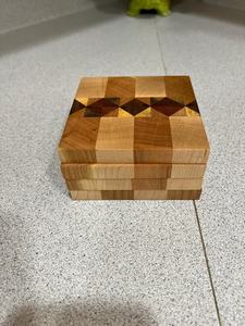 Ensemble de sous-verres en bois de manguier de style classique avec incrustation de résine Sous-verres en pierre en bois artistique pour les maisons modernes - Product Image 5