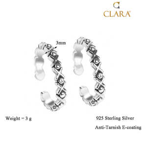 NOVAMART Fine Buy Pure 925 Sterling Silver <b>Toe</b> <b>Rings</b> Online for Women Engagement & Wedding with Diamond Zircon Stone <b>Gold</b> Materi - Product Image 4