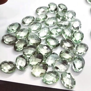 Alto 819PC Amatista verde natural 9x7 10x8 11x9 14x10 16x12mm Pera ovalada 8 9 10mm Cojín Corazón Briolette Cut 2520ct Lote Cuarzo - Product Image 5