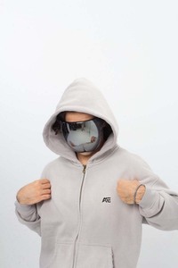 Sudadera Personalizada de Estilo Urbano, 100% Algodón, 450 GSM, Corte Regular, Diseño de Grafiti Bordado e Impreso, Todos los Colores - Product Image 3