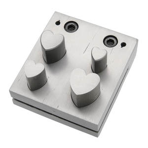 Coupe-disque en forme de coeur pour fournitures de bijoux Ensemble de coupe de disque carré à prix abordables d'usine en gros - Product Image 4