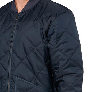 Chaqueta de Invierno de Diseño OEM, Chaqueta Acolchada de Algodón Lisa, Chaqueta de Softshell Tipo Polo, Chaqueta Brillante con Relleno de Plumón para Hombre - Product Image 6