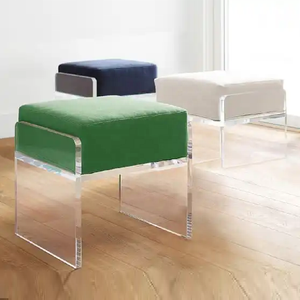 Luxury Transparent Clear Acrylic N-Shape <b>Chair</b> Foldable for Home Living Room Apartment <b>Dining</b> Wedding Events - Product Image 3