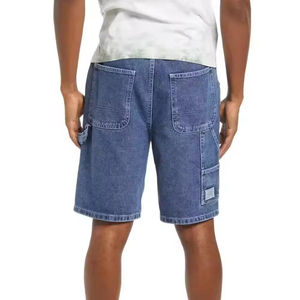 High Quality Custom Design <b>Men's</b> Summer Denim <b>Shorts</b> Breathable Lightweight <b>Skinny</b> Fit Young Jeans High Street Style - Product Image 2