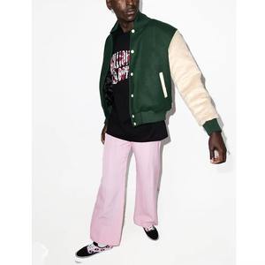 Nouvelle veste universitaire d'hiver pour homme avec logo personnalisé sur le devant, col montant, écologique, respirante, séchage rapide, toile légère - Product Image 2