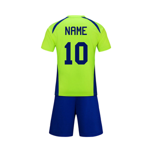 Ventes en gros de maillots de football personnalisés de qualité supérieure 100% polyester, respirants, légers, à séchage rapide, ensembles d'uniformes de football pour hommes - Product Image 4