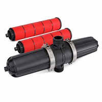 Filter Cakram Plastik Seri F90HD F110HD H 3/4 Inci 8 Bar Aliran Tinggi untuk Sistem Irigasi Tetes Pertanian & Rumah Kaca