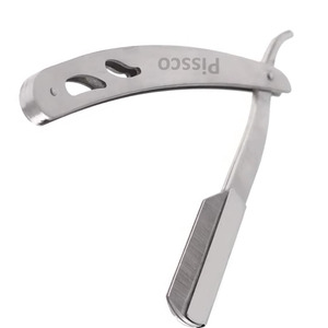 Navajas de afeitar plegables, navajas rectas, cuchilla de afeitar individual para cortar la barba, herramienta de barbero fabricada por Pissco Pakistán - Product Image 4