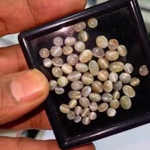 59 Piezas de Ojo de Gato Crisoberyl Natural, Cabujón Ovalado de 4mm a 8mm, Lote de 43 Quilates, Iroc Sales, Gemas Sueltas de Alta Calidad, US$69 por todo - Product Image 2