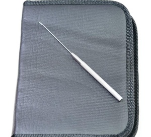 การต่อผมแบบมืออาชีพชุดเครื่องมือประดับด้วยลูกปัดพร้อมคีมห่วงกรรไกรกระเป๋าหนังปรับแต่งเครื่องมือต่อผม - Product Image 4