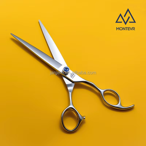 Gunting perawatan hewan peliharaan kualitas stabil 7.5 inci gunting perawatan anjing klasik baja Jepang gunting hewan peliharaan tajam profesional - Product Image 3