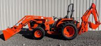 Gebrauchter 55PS KUBOTA MX5200 Traktor mit Baggerlader und Frontlader Verfügbar