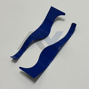 Navaja de Afeitar Curva Estilo Dominicano de Alta Calidad, Ligera, de Acero Inoxidable, Color Azul, con Cuchilla Reemplazable, Wenzy Wave - Product Image 4