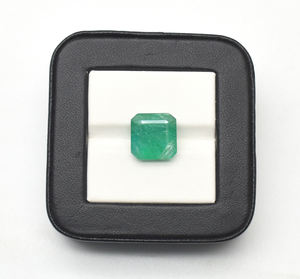 พลอยมรกตธรรมชาติ7.40ชิ้นขนาด12มม. อัญมณีรูปแปดเหลี่ยมอัญมณีเจียระไนมรกต - Product Image 2