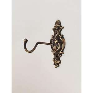 Crochets muraux en laiton antique astucieusement conçus pour compléter les crochets muraux de finition polie dorée de décoration intérieure traditionnelle - Product Image 3