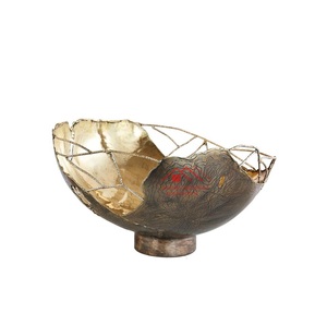 Cuenco de Metal con Acabado Plateado, Diseño Martillado, Decoración de Mesa, Utensilios de Cocina para el Hogar, Hotel, Restaurante, Fiestas - Product Image 3