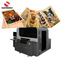 Sunthinks Petite taille Personnalisée Votre bannière Machine d'impression UV à passe unique Boîte d'impression avec tête d'impression UV Epson