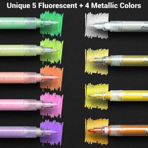 Rotuladores de Pintura Acrílica Ohuhu, 40 Colores, Rotuladores de Pintura <span class=keywords><strong>para</strong></span> Manualidades, <span class=keywords><strong>para</strong></span> Piedra, Madera, Vidrio, Cerámica, Tela, Lienzo, Plástico, Metal - Product Image 4