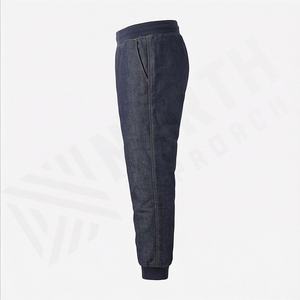 กางเกงขายาวผู้ชาย ผ้าฟลีซบุขน มีเชือกผูก เอวยางยืด ผ้าฝ้ายผสม คุณภาพพรีเมียม ทนทาน ทันสมัย - Product Image 3