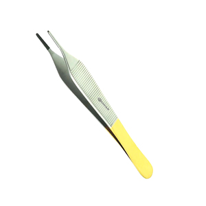 Fórceps de vendaje Adson de acero inoxidable de 6 "de alta calidad, fórceps de carburo de tungsteno TC Adson, herramientas de cirugía Manual - Product Image 1