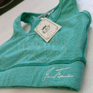 Sujetador deportivo de alta calidad para mujer, venta al por mayor, alto para impacto, transpirable, Spandex, poliéster, estilo Simple - Product Image 4