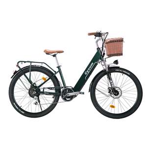 JSY 26 Ciudad Vélo de ville électrique avec 36V 10Ah 350W Ladies Butterfly Women's Passage through E-Bike - Product Image 4