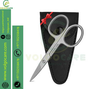 Ciseaux à ongles en acier inoxydable de qualité supérieure Ciseaux à sourcils incurvés pour ongles Cuticules Cils Nez Cheveux Moustache Soins de la barbe - Product Image 1