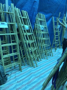 Hot Trend Product Decorative Bamboo Ladder <b>Free</b> <b>Standing</b> High Quality Handmade Bamboo Ladders for Home Accessory - Product Image 5