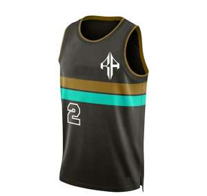 Nuevas camisetas de baloncesto de sublimación para hombres al por mayor 100% poliéster Premium logotipo personalizado de alta calidad de ATLANTIC - Product Image 2