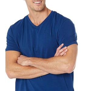 Camiseta con cuello en V unisex para hombre y mujer - Product Image 4