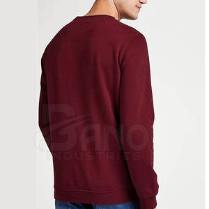 Sudadera de algodón 100% para hombre, ropa informal estilo Hip Hop personalizada con estampado de patrón sólido, ajuste holgado de XS 6XL para la temporada de otoño - Product Image 2