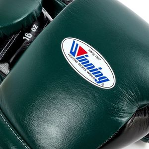 Boxing MS Training Gloves - Dark Green <b>Black</b> <b>Lace</b> - Product Image 6