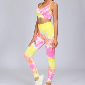 Women's Plus Size Gym Fitness Sportswear-Trending Solid Pattern Spandex/Polyester Yoga <b>Sets</b>-<b>Top</b> Bra <b>and</b> <b>Leggings</b> - Product Image 4