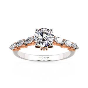 Jeulia 18K Gold Plated Fashion Butterfly <b>Opening</b> Engagement <b>Ring</b> - Product Image 3