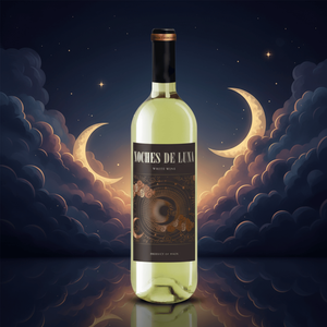 Noches de Luna, trắng khô, airen và macabeo, rượu vol 11%, cấp Nhập Cảnh, 0,75lt, từ castilla La Mancha. - Product Image 3