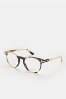 Belight optique Nature noir blanc corne de buffle forme classique monture de lunettes Design Unique