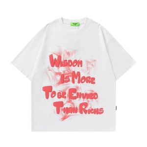 เสื้อยืดแขนสั้นผ้าฝ้าย100% สำหรับผู้ชายและผู้หญิง,เสื้อยืดขนาดใหญ่พิเศษพิมพ์ลายโฟมพัฟ3D เลือกได้ตามต้องการ - Product Image 2