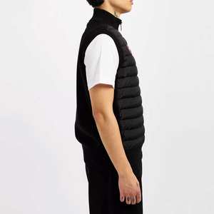 Chaleco Acolchado de Lona Resistente para Hombre, Venta al Por Mayor, Ajuste Flexible, Ropa Casual de Calle, Cálido, Impermeable, Transpirable, con Logotipo Personalizado - Product Image 4