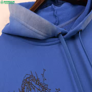 Sudaderas con Capucha de Alta Calidad con Logotipo Personalizado 2026, Ropa Deportiva con Logotipo Personalizado, Sudaderas y Hoodies Extra Grandes con Efecto Desgastado por el Sol y Estampado - Product Image 4