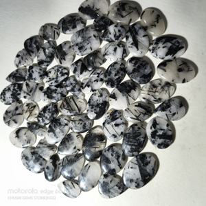 KHUSHI GEMS - Turmalina Negra Natural al por Mayor, Cuarzo de 20-45 mm, 8-12 g, Certificada por Terceros, Joyería Curativa, Piedra Preciosa Suelta - Product Image 2