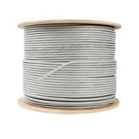 Cable LAN Cat6 de Alta Velocidad, Cable Ethernet Cat 6, CCA 25awg 4pr 305m 1000ft Utp, Cable de Red Cat6 para Interiores