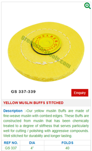 เครื่องมือในการดูแลและบำรุงรักษาเครื่องประดับเย็บตะเข็บหนังลูกฟูกสีเหลืองลายดาว337 - Product Image 2