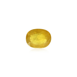 Zafiro Amarillo Natural - 16.79 Quilates, Corte Esmeralda Facetado, Ovalado Marquise, Tonos Marrón/Rojo/Rosa, Tratado Térmicamente - Product Image 1