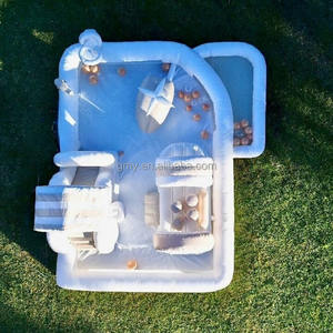 Parcours d'obstacles gonflable aux couleurs <span class=keywords><strong>de</strong></span> <span class=keywords><strong>macarons</strong></span>, design moderne, pour événements, défi interactif, aire <span class=keywords><strong>de</strong></span> jeux - Product Image 5