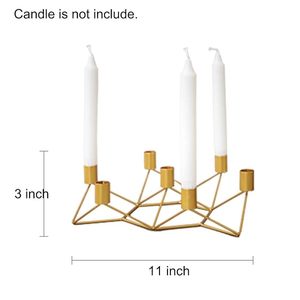 Mejor diseño vela olla alto acabado oro Metal en hierro vela molde alta calidad hecho a mano elegante candelabro titular - Product Image 4