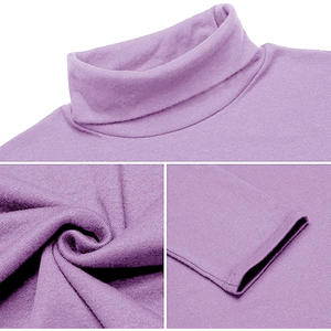 Custom <b>Long</b> <b>Sleeve</b> Mock Neck <b>Top</b> <b>Men</b> Cotton Sweatshirt OEM ODM Pullover Layering Style Fashion <b>Top</b> - Product Image 2